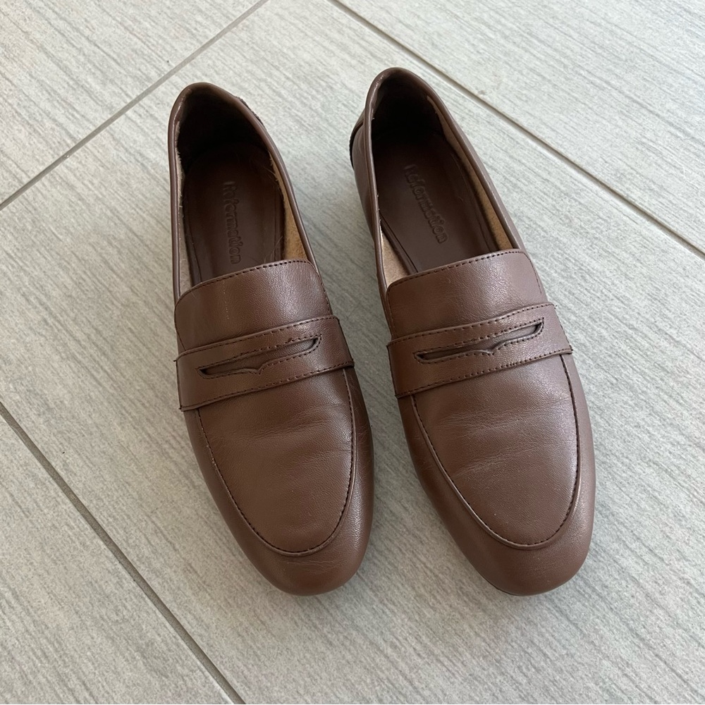 Reformation Colleen Taupe Loafers